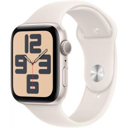 Apple Watch SE GPS - 44 mm - Caja de aluminio Starlight - Correa deportiva Starlight M/L