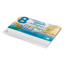 Liderpapel Libreta Cuaderno A5 Pautado Cuadriculado 32 Hojas 70gr Apaisado Con Margen