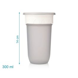 KioKids Vaso Aprendizaje Antiderrames Step 3 Bebé +12m, Silicona, 300ml, Sin Tetina ni Boquilla, Apto Lavavajillas Esterilizador, Gris KioKids Vaso Aprendizaje Antiderrames Step 3 Bebé +12m, Silicona, 300ml, Sin Tetina ni Boquilla, Apto Lavavajillas Esterilizador, Gris