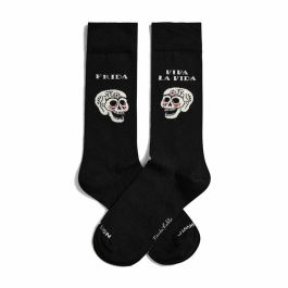 Calcetines Jimmy Lion Frida Viva La Vida Negro 41-46 Calcetines Jimmy Lion Frida Viva La Vida Negro 41-46