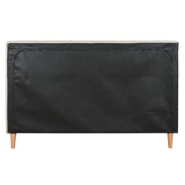 DKD Home Decor Cama Urban de Poliéster y Madera Beige 219x104x170 cm para Colchón 150x200 - Desmontable