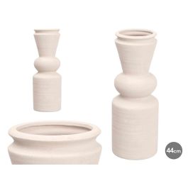 Giftdecor Jarrón Cónico de Cerámica Blanco 44 cm (4 Unidades) Precio: 82.35018. SKU: B136J56W9R