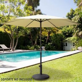 Sombrilla Aktive 250 x 235 x 250 cm Aluminio Crema Sombrilla Aktive 250 x 235 x 250 cm Aluminio Crema