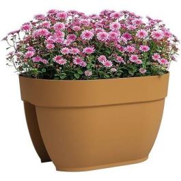 Artevasi 5600442850901 Jardinera Capri Campana para Balcón, 40 ma, Amarillo Miel