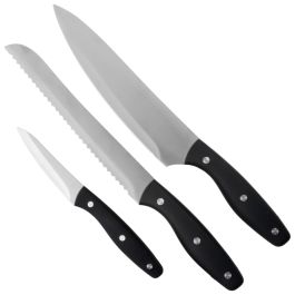 Juego de cuchillos de cocina - 3 piezas acero inoxidable/negro day Precio: 10.99000045. SKU: B16DQPVXQJ