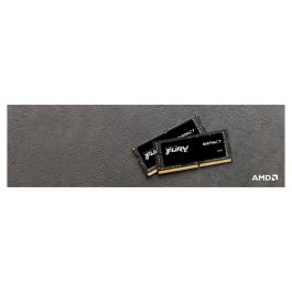 Kingston Memoria RAM FURY Impact 32GB DDR4 3200MHz CL20 SODIMM para Portátil
