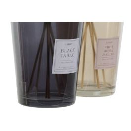 DKD Home Decor Ambientador Mikado Moderno Ambar Gris, 1 Litro, Cristal y Ratan, 14 x 45.5 x 20.5 cm (2 Unidades) DKD Home Decor Ambientador Mikado Moderno Ambar Gris, 1 Litro, Cristal y Ratan, 14 x 45.5 x 20.5 cm (2 Unidades)