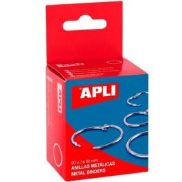 Apli Anillas Metálicas Articuladas Ø20 mm Caja 20 Ud Niqueladas Precio: 3.50000002. SKU: B1JSXX49N6