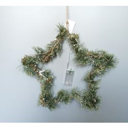 DKD Home Decor Decoración Colgante de Navidad para Puerta Alpina con LED Verde Marrón 5x42x60 cm (2 Unidades) Precio: 22.0341. SKU: B1GENBZ2JK