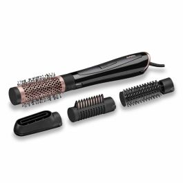 Babyliss Perfect finish - Cepillo de aire iónico 1000W, 2 temperaturas, botón de aire frío, neutraliza electricidad estática, cepillo térmico de 38mm y puas suaves de 20mm