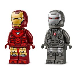 LEGO Iron Man y Máquina Guerra Vs. Drones Hammer 76320 - Juguete Construible Marvel para Niños +7 años