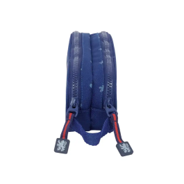 Portatodo Doble Harry Potter Captain Azul marino 21 x 8 x 6 cm