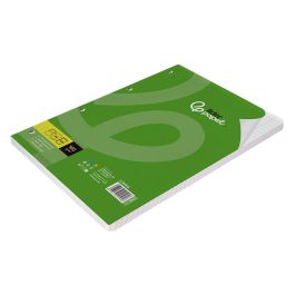 Recambio Liderpapel A4 100 Hojas 100 gr-M2 Horizontal Con Doble Margen 4 Taladros 24 unidades