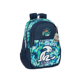 Mochila Escolar El Niño Kook Azul marino 32 x 44 x 16 cm Precio: 14.58999971. SKU: B18GMH7MM3