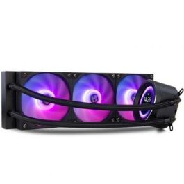 NOX Hummer X-360 LCD Kit Refrigeración Líquida All-in-One Procesador, Pantalla LCD, RGB, Radiador 360mm, Negro, Compatible Intel AMD