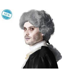 Peluca Vampiro Gris con Mechas, 140 gr. Accesorio de Halloween para Disfraz Gótico y Siniestro, para Fiestas Temáticas o Teatro Precio: 5.50000055. SKU: B1DZNZ8MH7