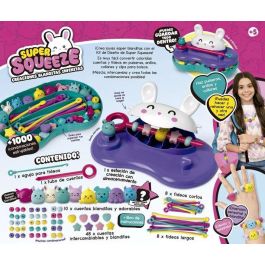 Bizak 64361494 Super Squeeze Kit de Diseño: Crea Pulseras, Colgantes y Anillos con Personajes y Cuentas Estrujables