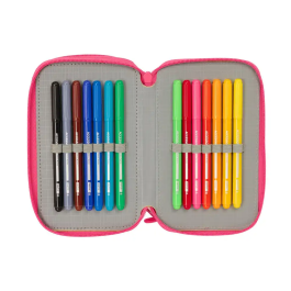 Portatodo Safta Feeling Multicolor 12,5 x 19,5 x 5,5 cm 37 Piezas