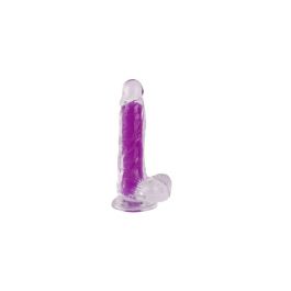 Consolador Realista VSCNOVELTY TPE Morado 20 cm Consolador Realista VSCNOVELTY TPE Morado 20 cm