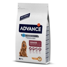 Advance canine senior medium pollo arroz 3kg pvp 24,99€(ndr) Precio: 26.318182. SKU: B1KNV7SWXT