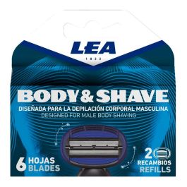 Recambio de Cuchilla para Afeitadora Lea Body Shave (2 uds) Recambio de Cuchilla para Afeitadora Lea Body Shave (2 uds)