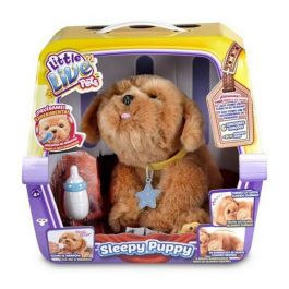 Perro de peluche interactivo sleepy puppy little live pets con sonidos y movimientos ¡como un perrito de verdad! 23 cm