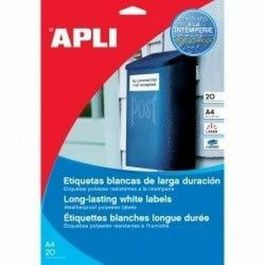 Apli Etiquetas Adhesivas 99,1x38,1 mm Láser C-Romos 14 X 20H Poliéster Blanco