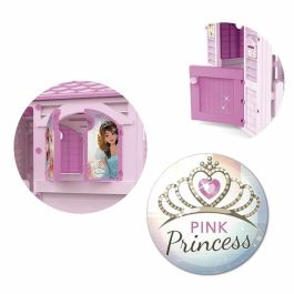 Casa pink princess con hueco para mascotas 94x103x104 cm