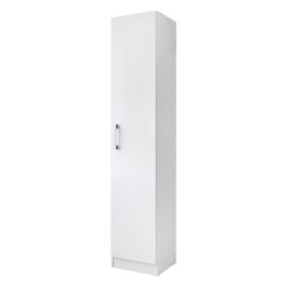 Armario Escobero Alexandra House Living Blanco Madera MDP 35 x 170 x 32 cm 1 puerta Reversible