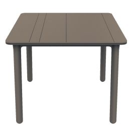 Mesa Garbar Noa Marrón Polipropileno 90 x 90 x 74 cm 90 x 74 x 90 cm