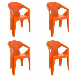 Silla de Jardín Garbar Delta Naranja Polipropileno 53 x 80 x 55 cm 53 x 55 x 80 cm 4 Unidades (4 Piezas) Precio: 160.49999988. SKU: B16XL6WRF8