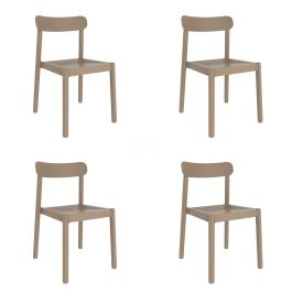 Silla de Jardín Garbar Elba Beige Arena Polipropileno 50 x 53 x 80 cm 4 Unidades (4 Piezas) Precio: 211.3023. SKU: B1HEGKWGJ2