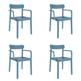 Silla de Jardín Garbar Elba Azul Polipropileno 56 x 53 x 80 cm 4 Unidades (4 Piezas) Precio: 227.6131. SKU: B18JSRSD8F