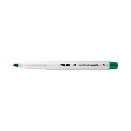 Milan Rotulador Pizarra Blanca Punta Redonda 3.7 mm Verde Caja 12 Ud