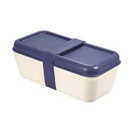 Milan recipiente para alimentos rectangular 0,75l c/tapa azul
