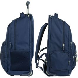 Milan Mochila C-Ruedas 6 Cremalleras 25 L Serie 1918 Azul Marino