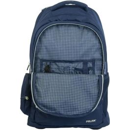 Milan Mochila C-Ruedas 6 Cremalleras 25 L Serie 1918 Azul Marino