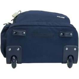 Milan Mochila C-Ruedas 6 Cremalleras 25 L Serie 1918 Azul Marino