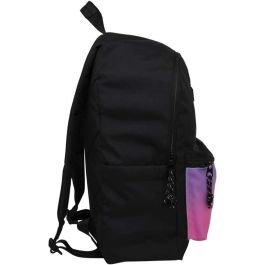 Milan Mochila Urbana Clásica con 2 Cremalleras, 22 L, Color Sunset Negro Milan Mochila Urbana Clásica con 2 Cremalleras, 22 L, Color Sunset Negro