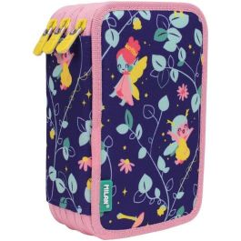 Milan plumier 3 pisos con contenido serie especial fairy tale lila