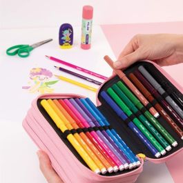 Milan plumier 3 pisos con contenido serie especial fairy tale lila