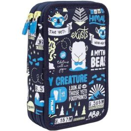 Milan Plumier 2 pisos con contenido serie especial the yeti azul marino Milan Plumier 2 pisos con contenido serie especial the yeti azul marino