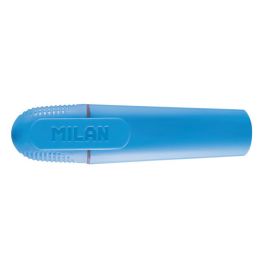 Milan Marcador fluorescente fluo azul punta biselada caja expositora 12u