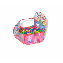 Peppa pig- parque de bolas, multicolor (claudio reig 2454) 120 cm-50 balls