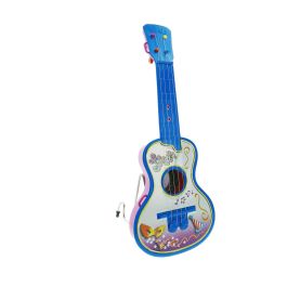 Guitarra Infantil Reig Party 4 Cuerdas Azul Blanco