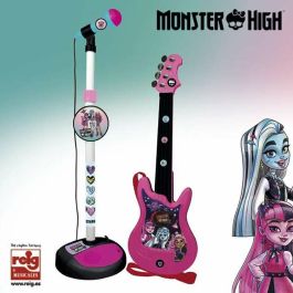 Guitarra Infantil Monster High Micrófono Karaoke