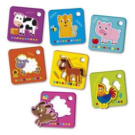 Puzzle Infantil Reig Flash Cards Animales Granja