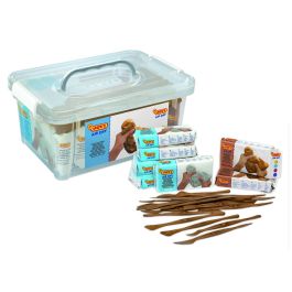 Jovi Pasta De Modelar Air Dry Endurece Al Aire Set 5U Art.85 + 2U Art.88 + 20 Moldeadores