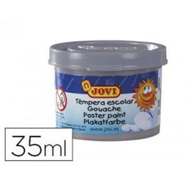 Témperas Jovi 50337 Gris Plateado Madera Papel Tela Cartulina 35 ml 5 Unidades