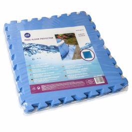 Protector de suelo de piscina, azul. 50 x 50 cm. 9 unidades Precio: 11.58999952. SKU: B1K3E6G2AL